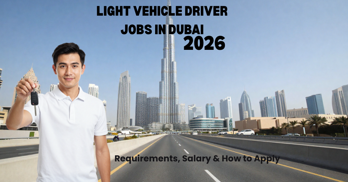 Light Vehicle Driver Jobs in Dubai